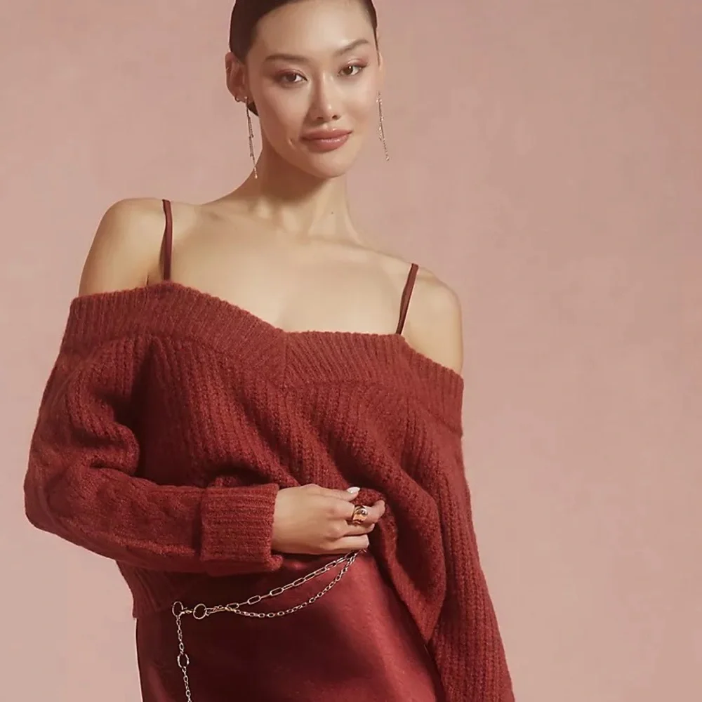 Anthropologie Mare Mare Layered Sweater & Slip Midi Dress - Picture 10 of 15